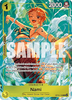 Nami (OP15-108) (V.1) PB-XX Rare Near Mint Englisch