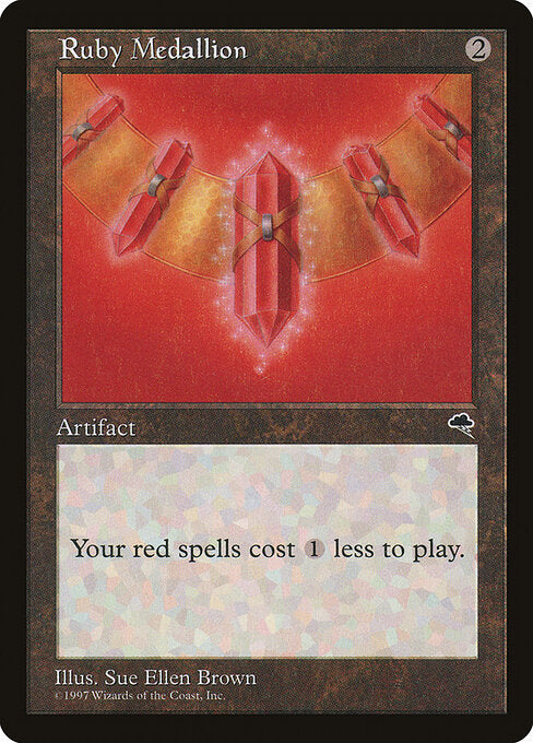 Ruby Medallion TP- Rare Excellent Englisch