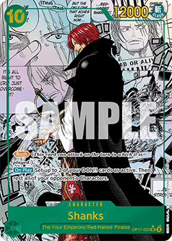 Shanks (OP17-022) (V.3) OP17 Manga Rare Light Played Englisch
