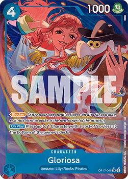 Gloriosa (OP17-046) (V.2) OP17 Alternate Art Near Mint Englisch