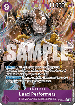 Lead Performers (OP17-061) (V.2) OP17 Alternate Art Near Mint Englisch