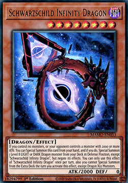 Unendlichkeitsdrache Schwarzschild MAMO-DE053 Ultra Rare Near Mint Deutsch 1. Auflage