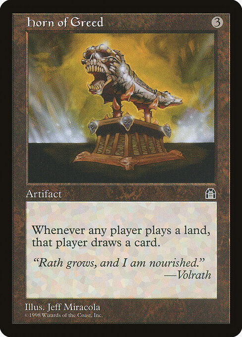 Horn of Greed STH- Rare Excellent Englisch
