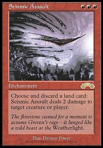 Seismic Assault EXO-101 Rare Light Played Englisch