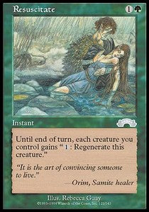 Resuscitate EXO-121 Uncommon Excellent Englisch
