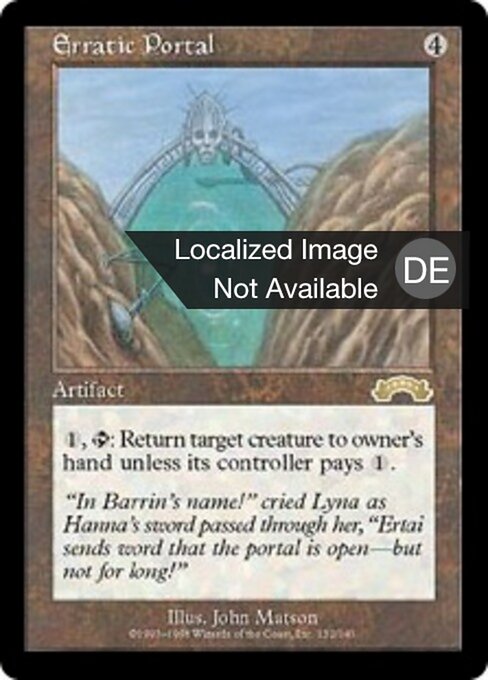 Flackerndes Portal EXO-132 Rare Good Deutsch