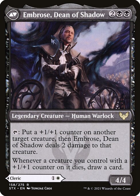 Shaile, Dean of Radiance // Embrose, Dean of Shadow - Back Face