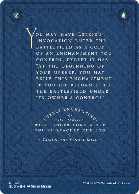 Estrid's Invocation // Estrid's Invocation - Back Face