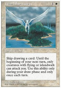Island Sanctuary 5ED- Rare Played Englisch
