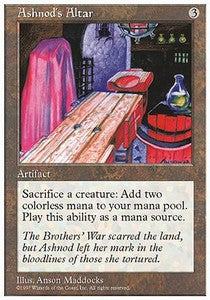 Ashnods Altar 5ED- Uncommon Played Deutsch