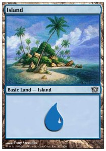 Insel (V.3) 8ED-337 Land Good Deutsch Foil