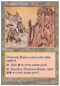 Dwarven Ruins 5ED- Uncommon Excellent Englisch
