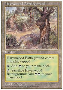 Schlachtfeld von Havenwood 5ED- Uncommon Light Played Deutsch