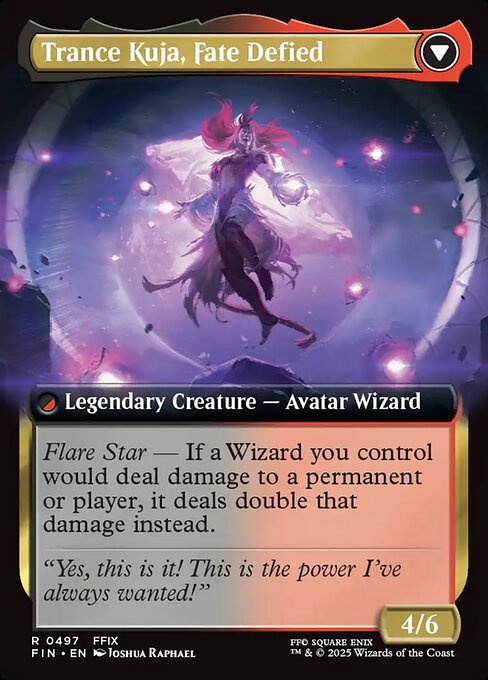 Kuja, Genome Sorcerer // Trance Kuja, Fate Defied - Back Face