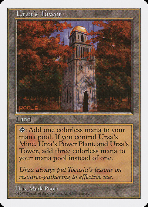 Urza's Tower 5ED- Common Excellent Englisch