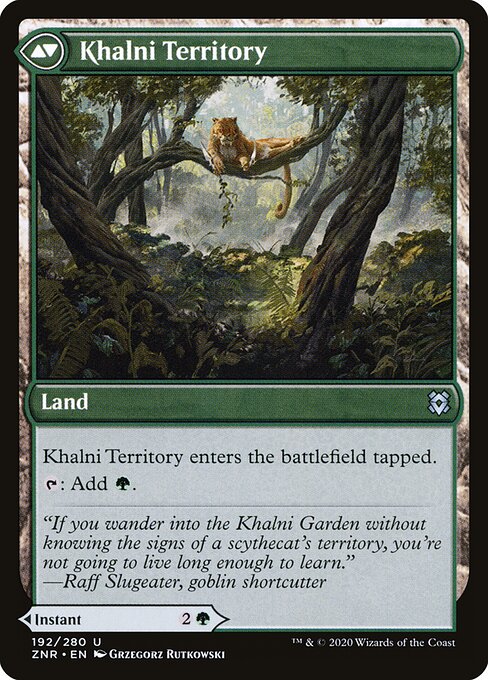 Khalni Ambush // Khalni Territory - Back Face