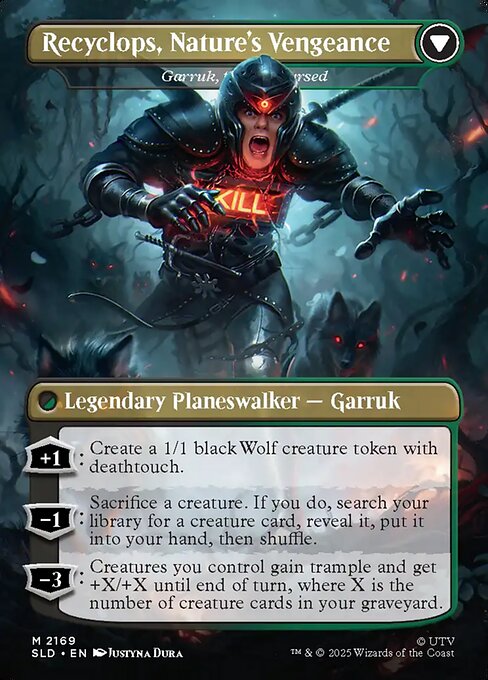 Garruk Relentless // Garruk, the Veil-Cursed - Back Face