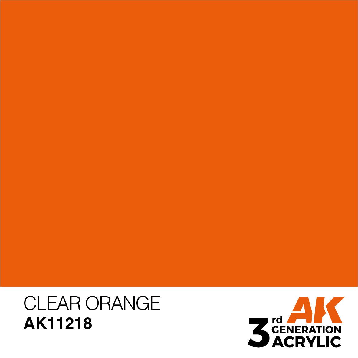 AK Interactive 3GEN Clear Orange 17ml