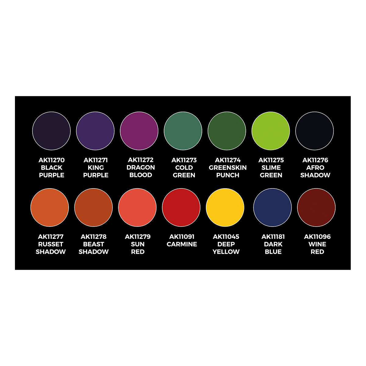 AK Interactive 3GEN High Pigmentation Set 14 Colors