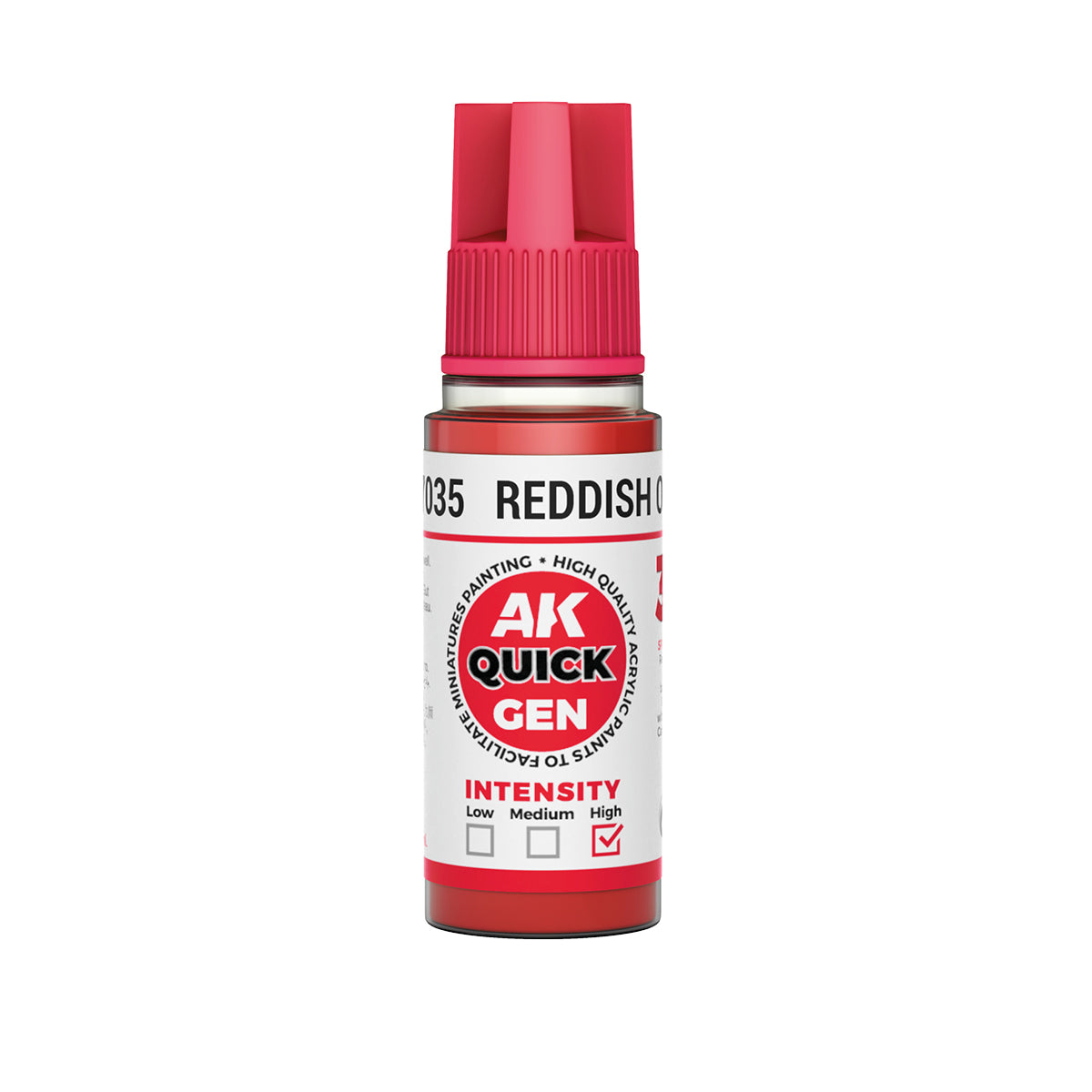 AK Interactive QUICK GEN Reddish Orange