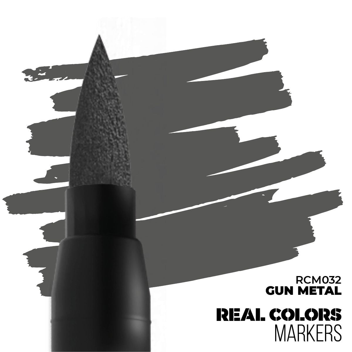 AK Interactive REAL COLORS MARKERS Gun Metal