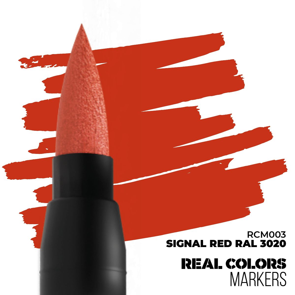 AK Interactive REAL COLORS MARKERS Signal Red Ral 3020