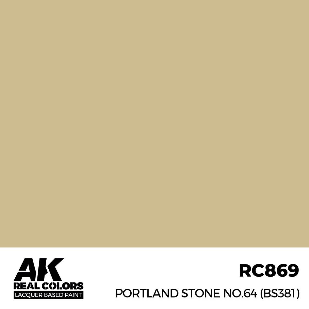 AK Interactive REAL COLORS Portland Stone No.64 (Bs381) 17 ml.