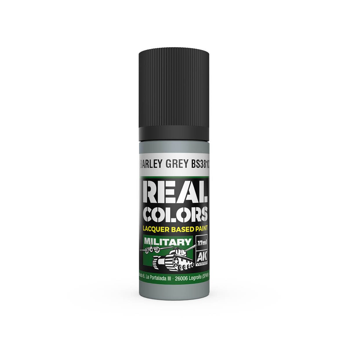 AK Interactive REAL COLORS Raf Barley Grey Bs381C/626 17 ml.