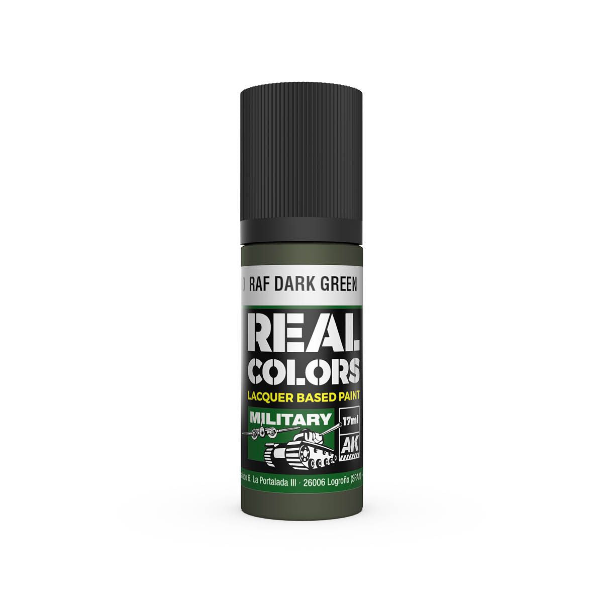 AK Interactive REAL COLORS Raf Dark Green 17 ml.
