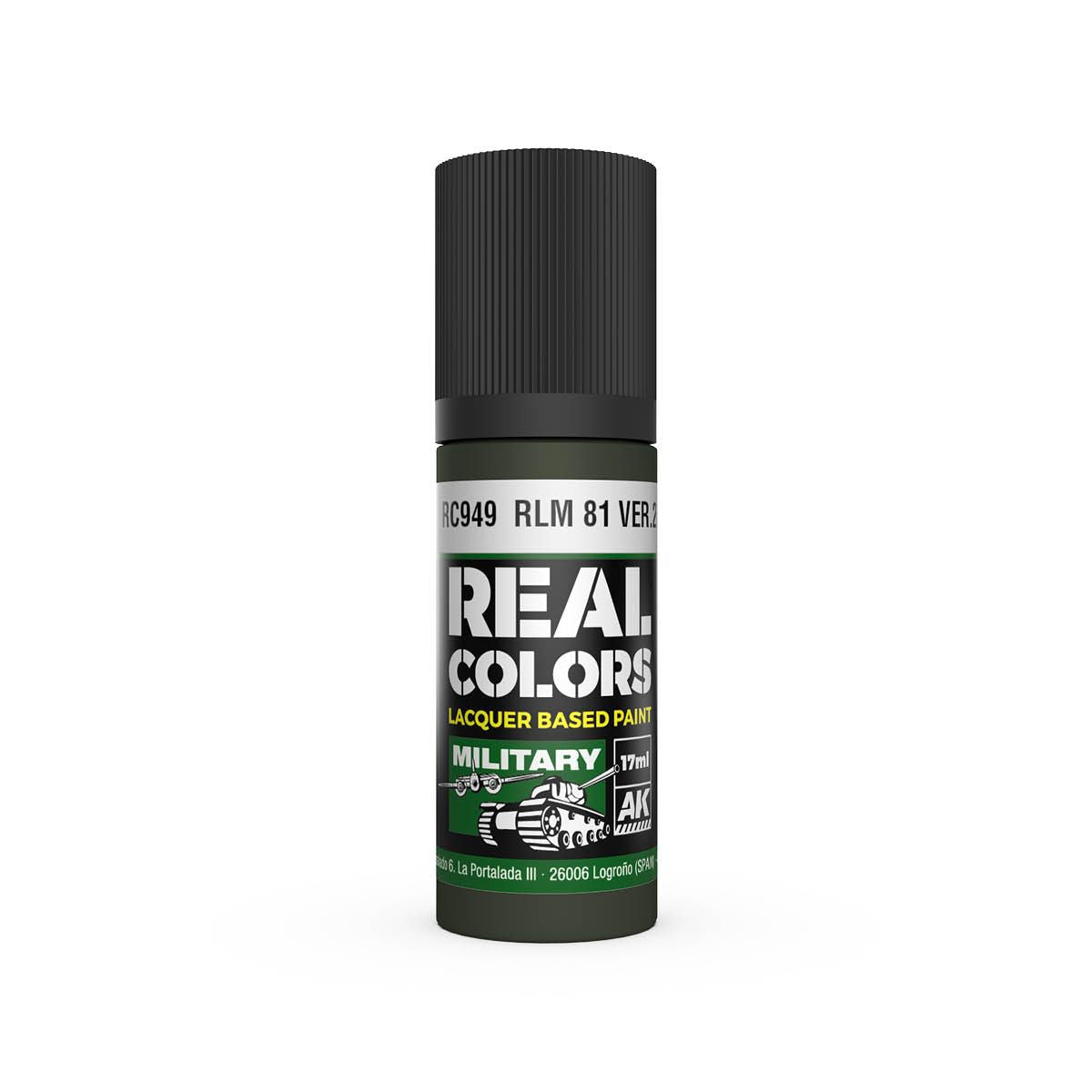 AK Interactive REAL COLORS Rlm 81 Ver.2 (Incorrectly Called Rlm 83) 17 ml.