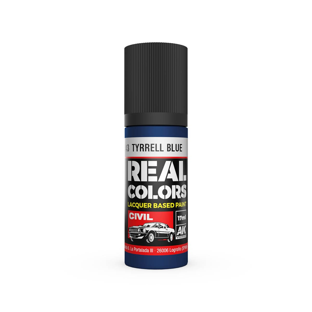 AK Interactive REAL COLORS Tyrrell Blue 17 ml.