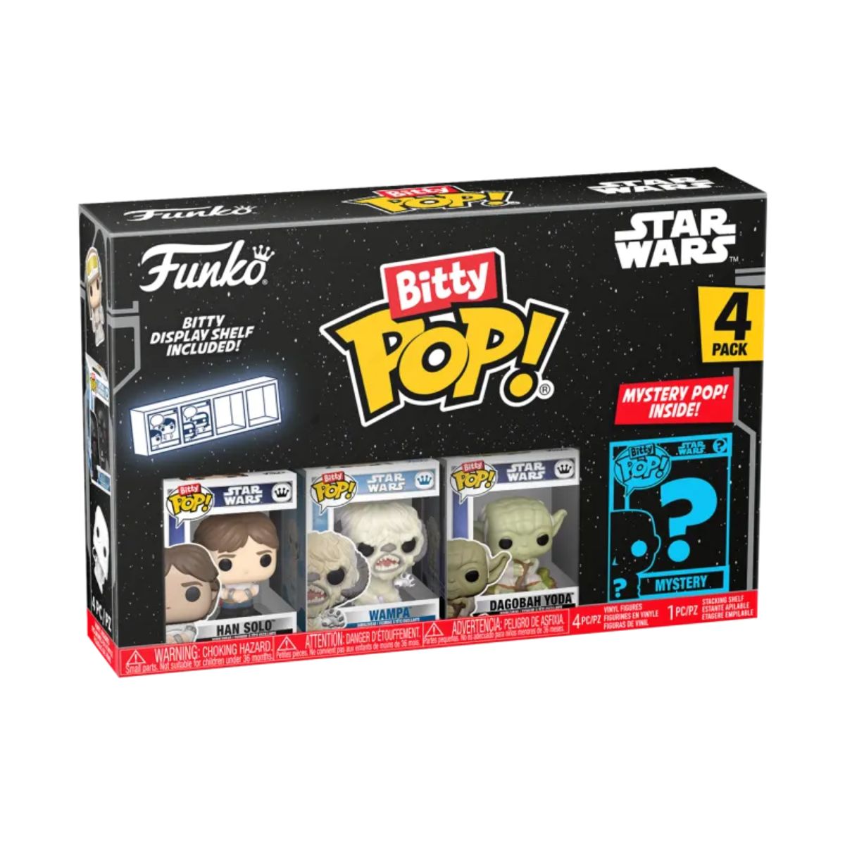 Bitty POP! 4 Pack Star Wars Han 4-Pack