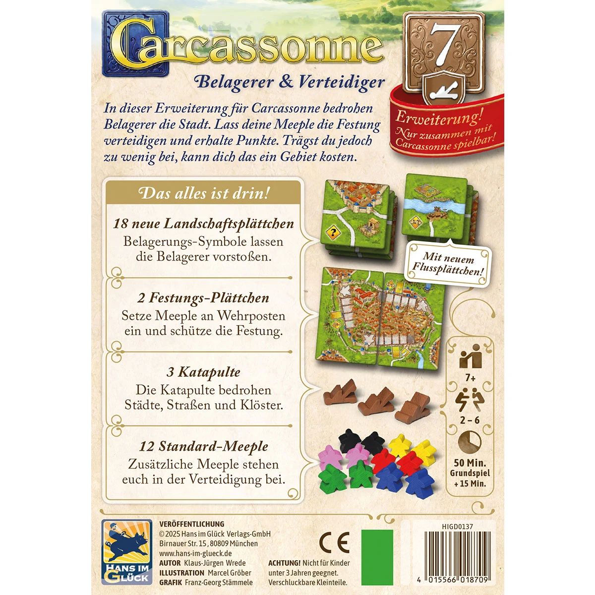 Carcassonne - Erweiterung 7 Belagerer & Verteidiger (v3.1)