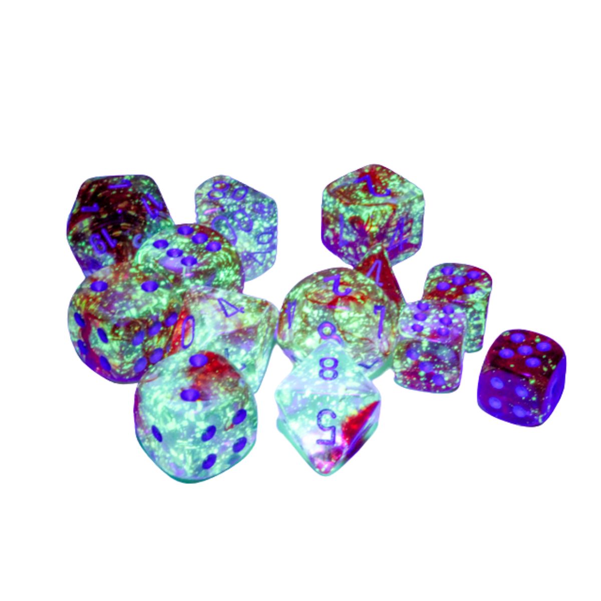 Chessex W6x36 Würfelset Nebula Red/Silver