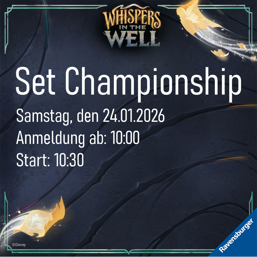 Disney Lorcana Whispers in the Well Set Meisterschaft | Core Constructed - 24.01.2026