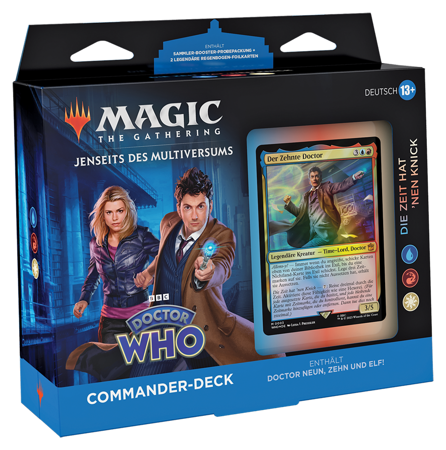 Doctor Who Commander-Deck Die Zeit hat 'nen Knick DE