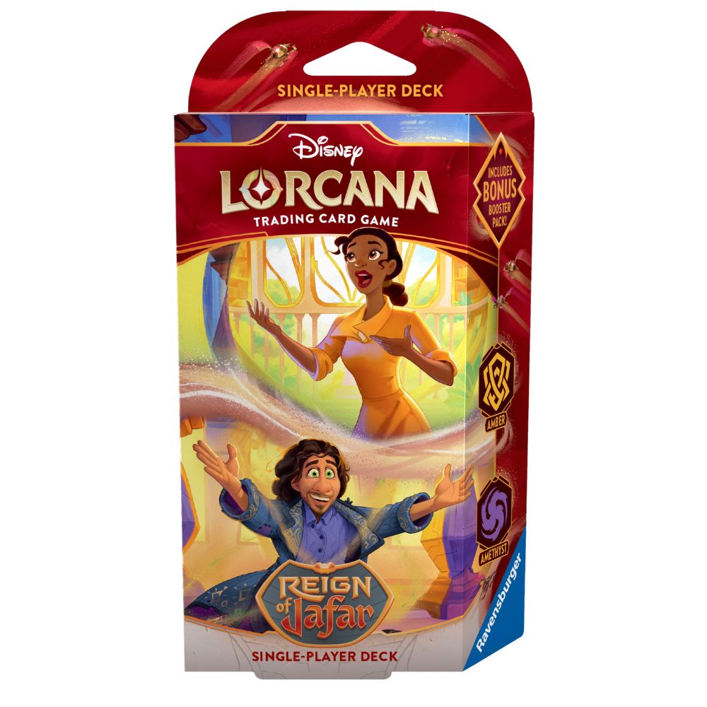 Disney Lorcana Reign of Jafar Starter Deck Tiana & Bruno Englisch