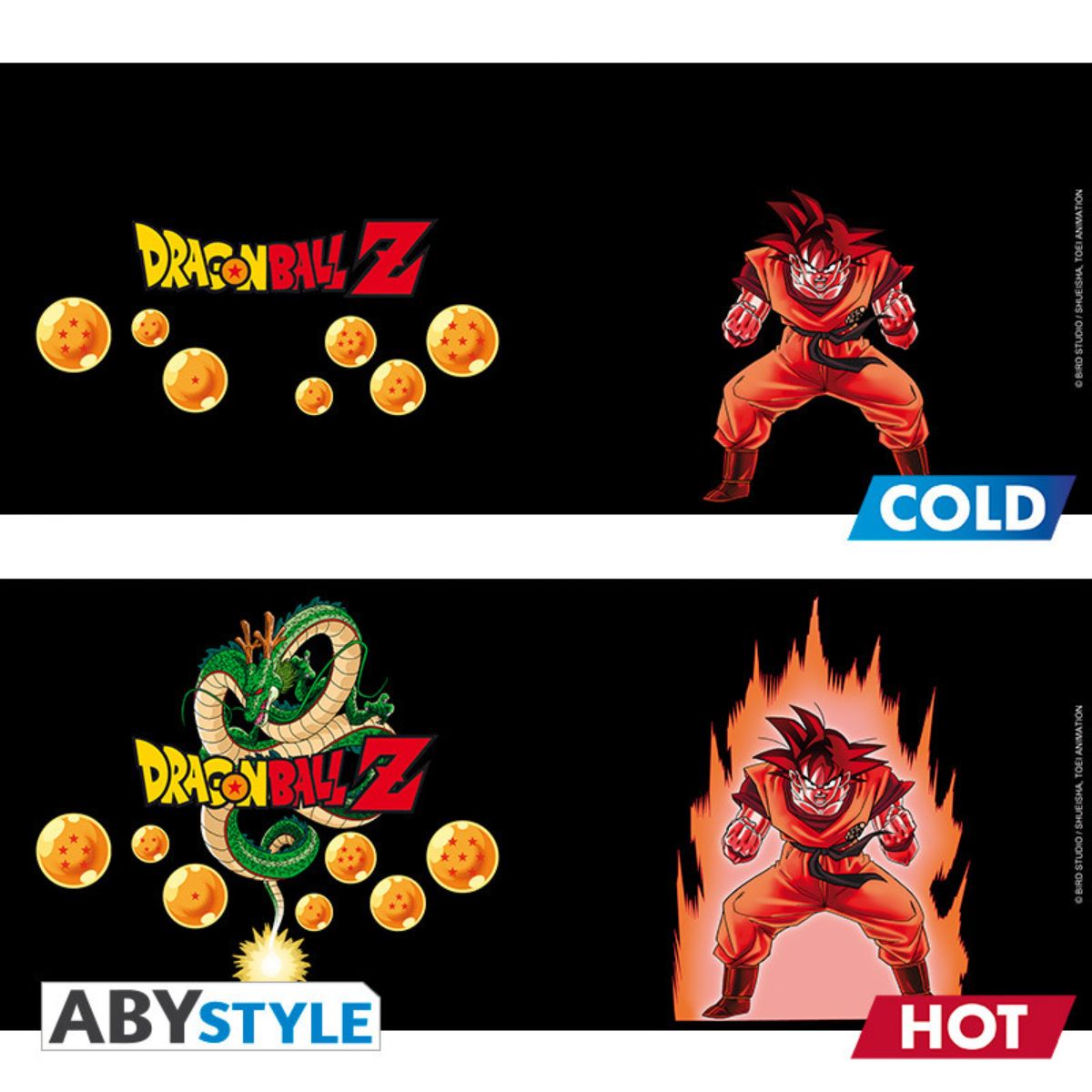 Dragon Ball Tasse Heat Change 460 ml Dbz/Shenron Cardboard