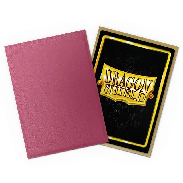 Dragon Shield Standard Size Dual Matte Sleeves - Anniversary Special Edition Red Gold (100 Sleeves)