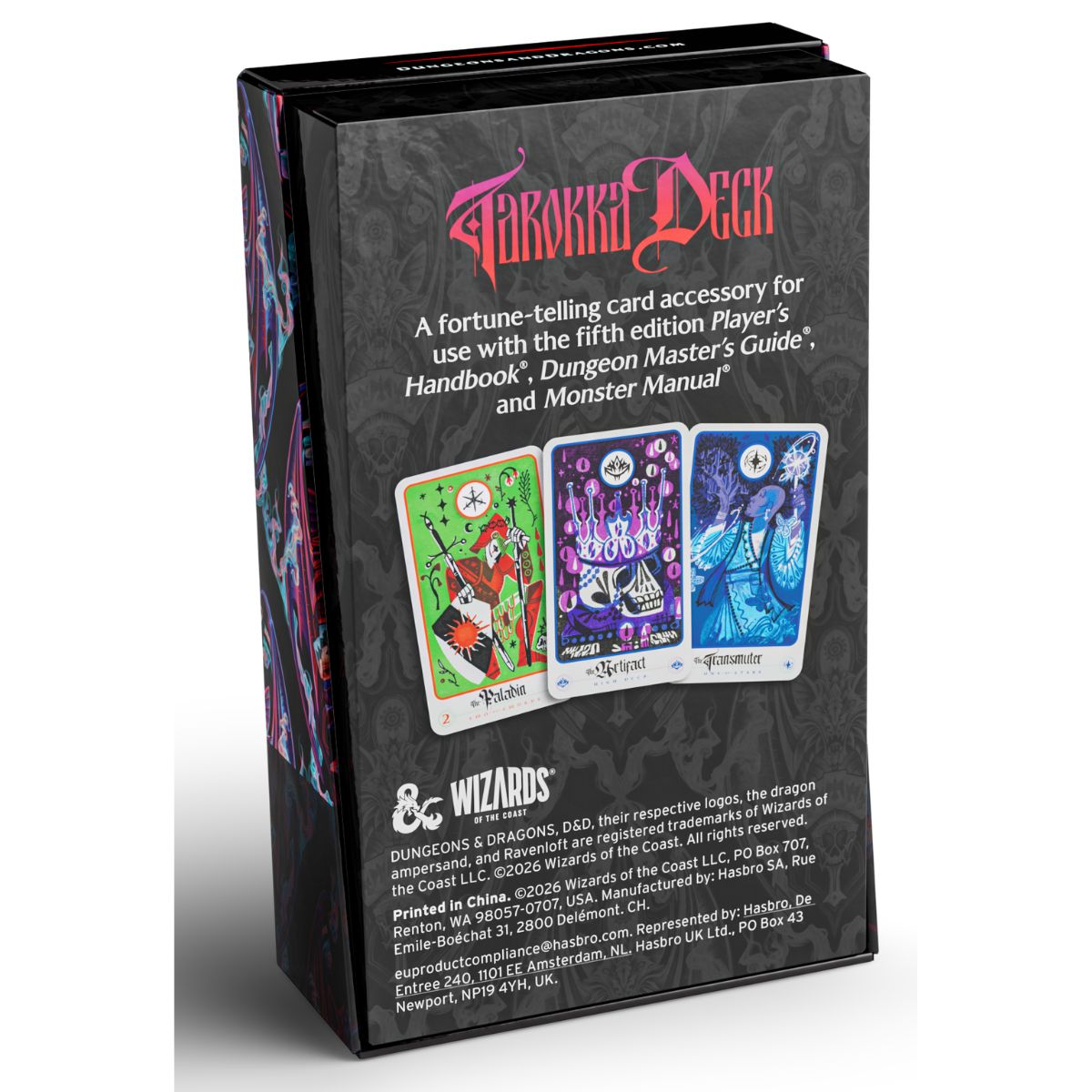 Dungeons & Dragons Ravenloft The Horrors Within Tarokka Deck Englisch