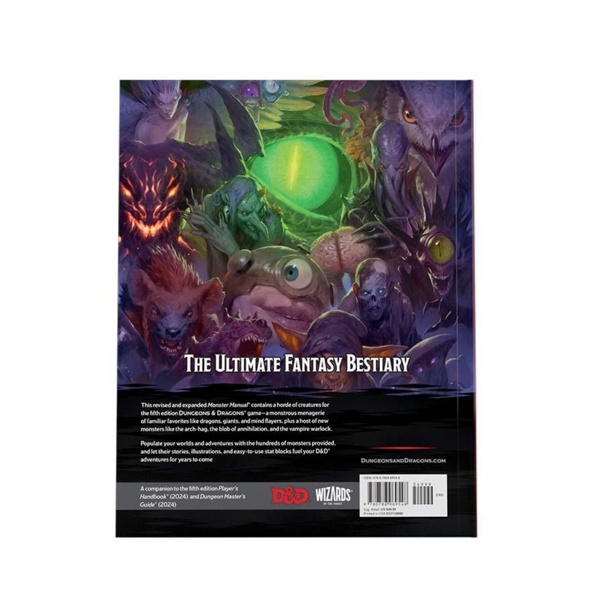 Dungeons & Dragons 2024 Monster Manual Englisch