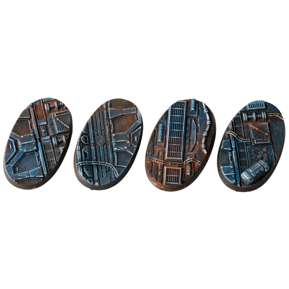 Gamers Grass Spaceship Corridor Bases, Oval 60mm (x4)