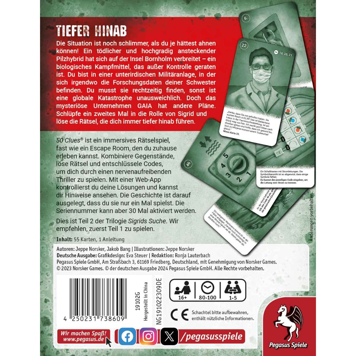 50 Clues – Tiefer hinab (Sigrids Suche, Teil 2 von 3)