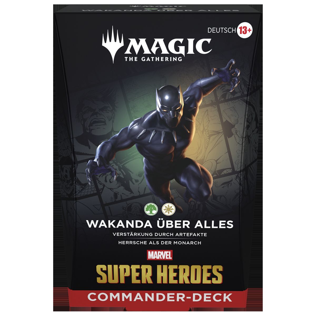 Magic: The Gathering Marvel Super Heroes Wakanda Forever Commander Deck Englisch