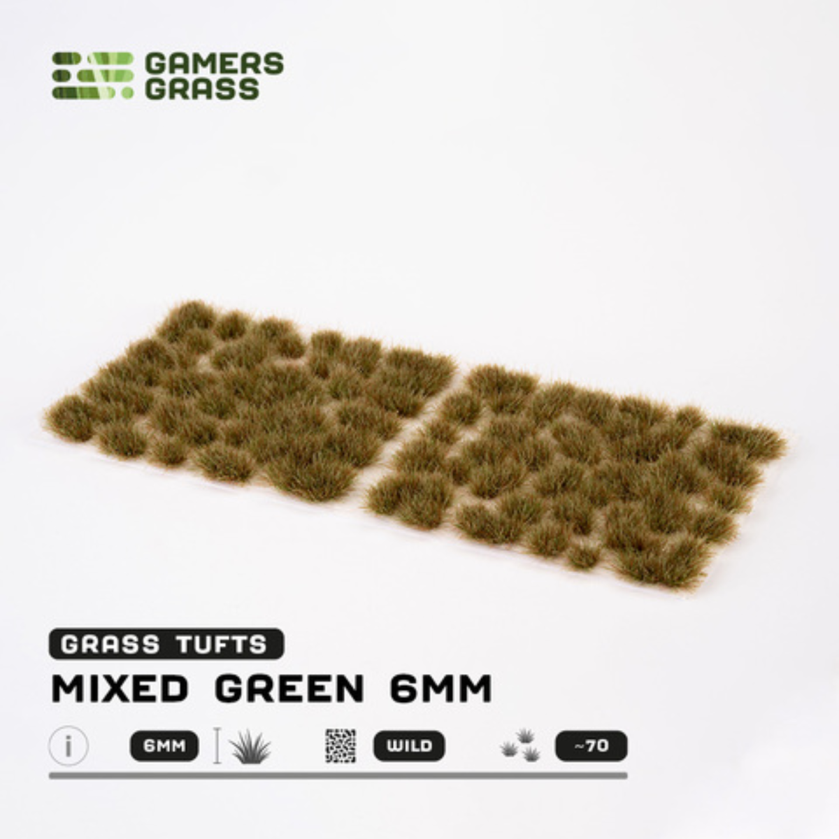 Mixed Green Tuft 6mm