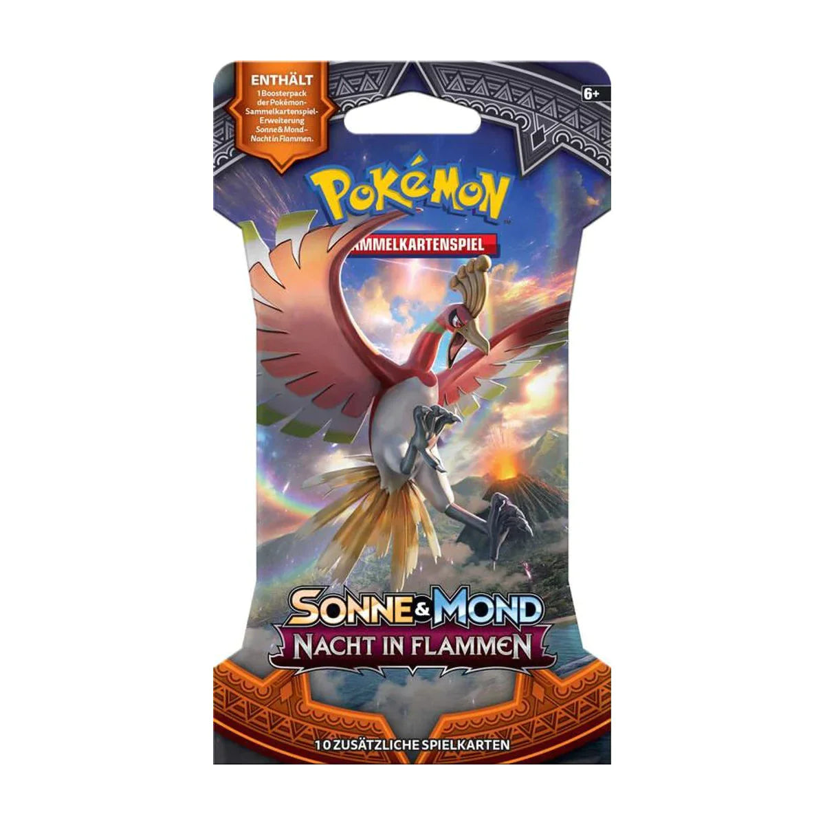 Pokémon SM03 Sonne & Mond - Nacht in Flammen Sleeved Booster einzeln - deutsch