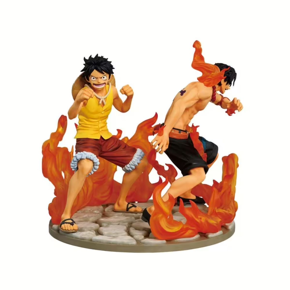 One Piece Ace & Luffy Dramatic Memories Ichibansho 15cm