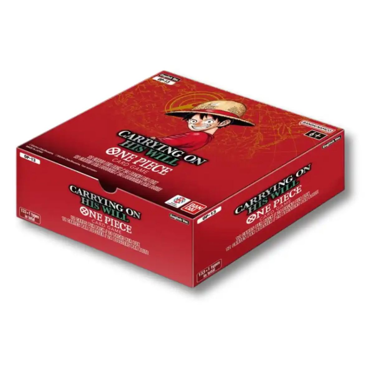 One Piece Card Game Carrying in His Will OP13 Display (24 Booster) Englisch