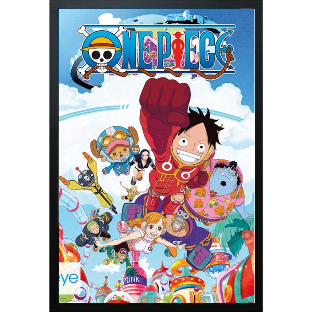 One Piece - Framed Poster Maxi 91.5x61 - EggHead Cover
