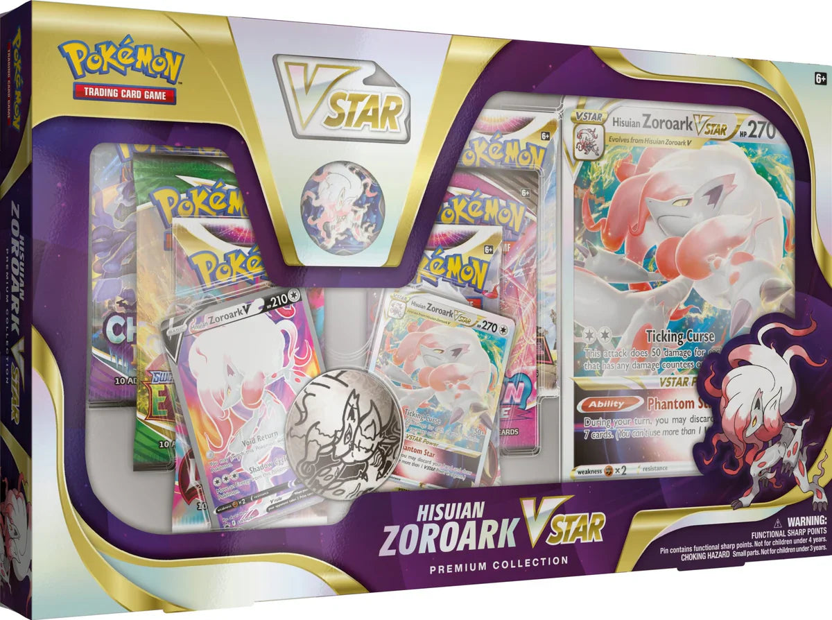 Pokémon Hisuian Zoroark V-Star Premium Collection Englisch
